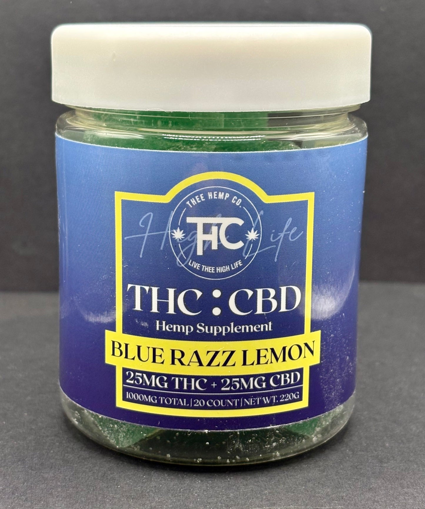 1:1 25mg THC +25mg  CBD Cubes