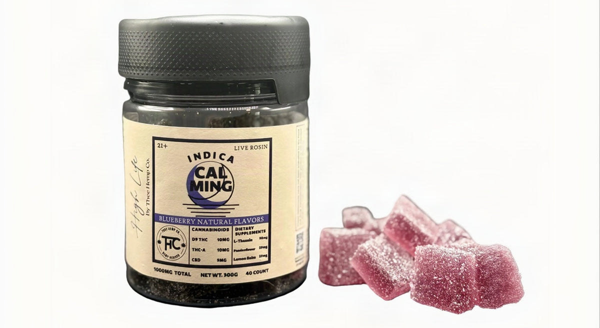 Indica Calming Blueberry 750mg 30 Count