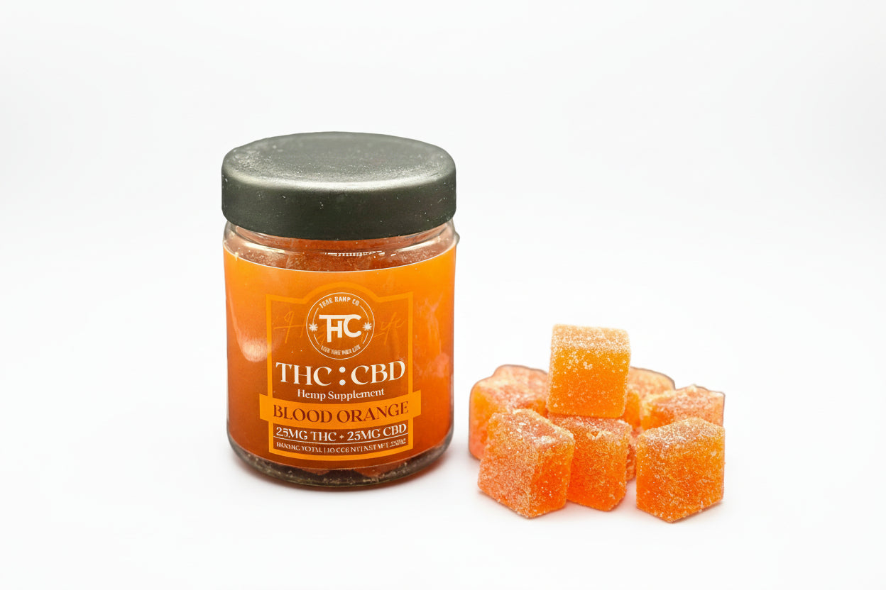 1:1 25mg THC +25mg CBD Cubes