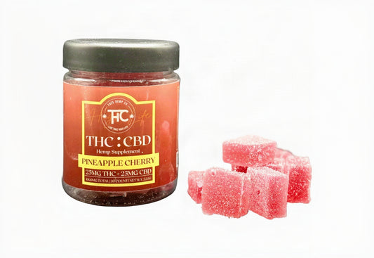 1:1 25mg THC +25mg  CBD Cubes