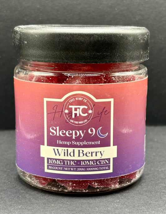 Sleepy 9: 300mg Delta 9 150mg CBN Gummies