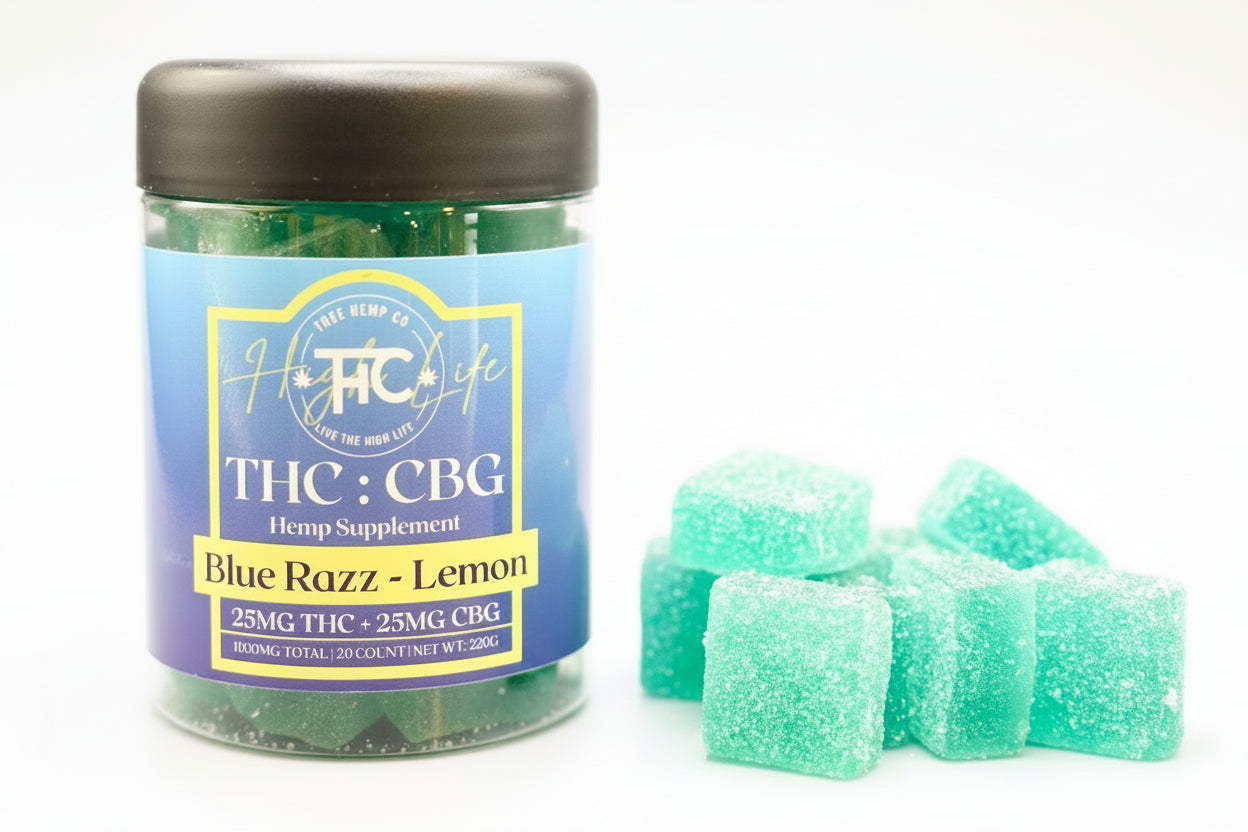 Eybna イブナ 香料 CBD CBG 10ml ブルーチーズ 1:1 25mg THC + 25mg CBG Cubes – Thee Hemp Company