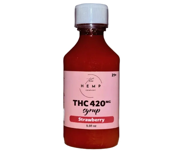 420mg THC Strawberry Syrup