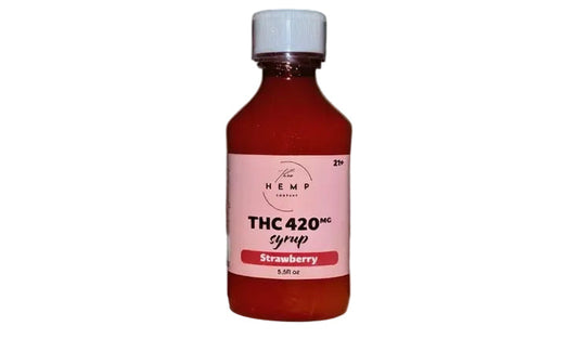 420mg THC Strawberry Syrup