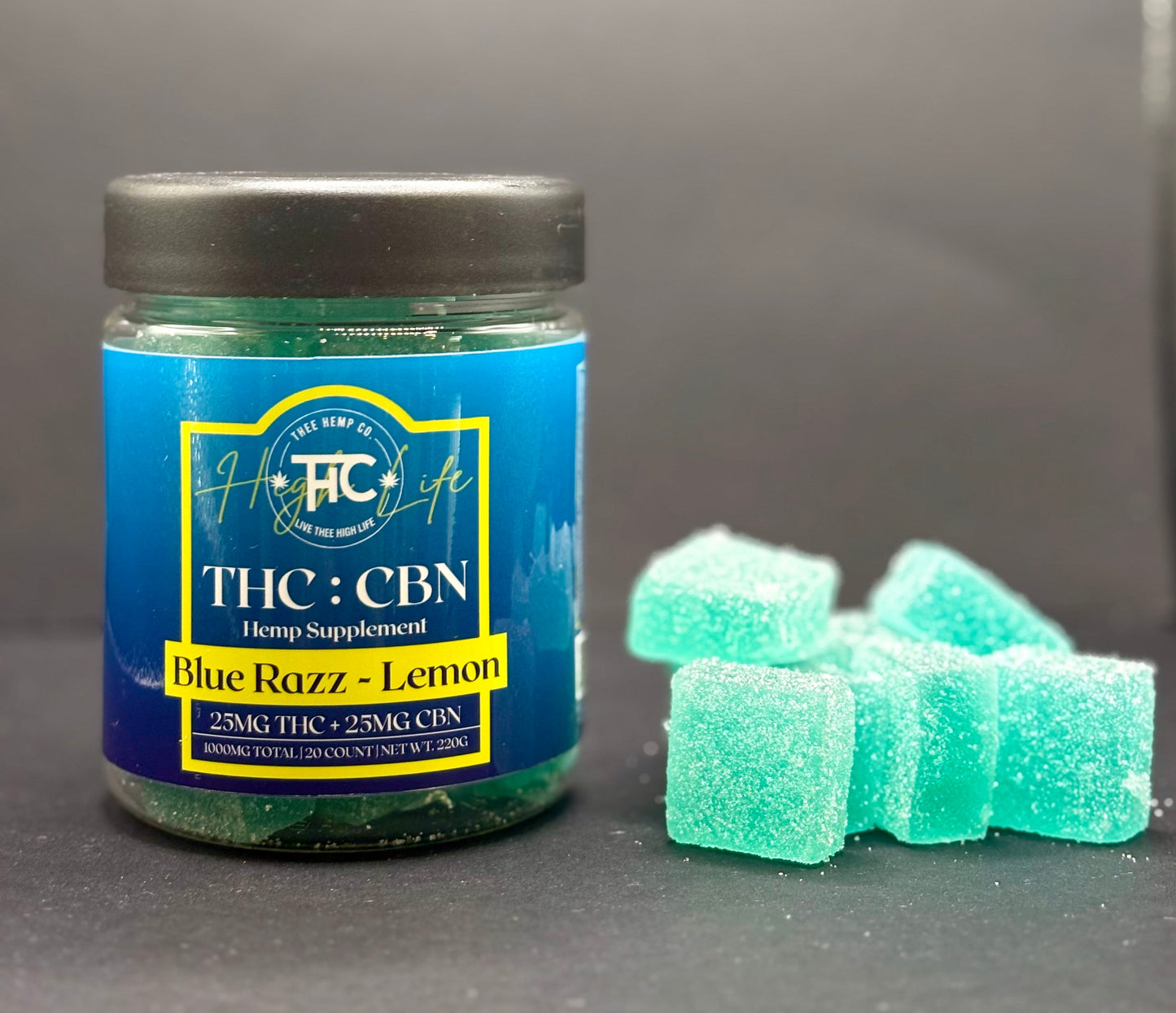 1:1 25mg THC + 25mg CBN Cubes